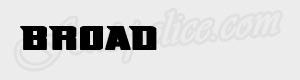 epais BROAD    ttf