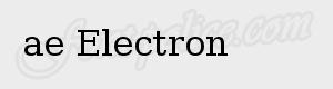arabe ae Electron ttf