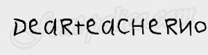 graf dearteachernormal ttf